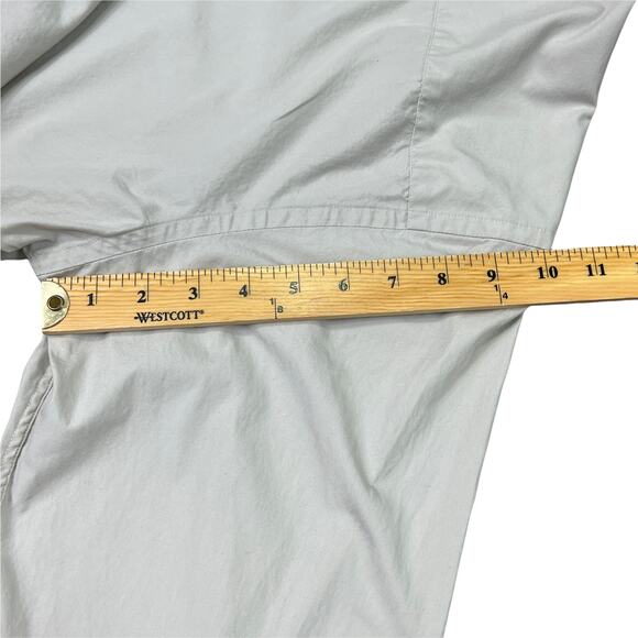 Geoffrey Beene Peached Cotton Button Up Dress Career Shirt Large 16.5 32/33 Beig - Picture 15 of 16